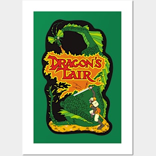 Dragon's Lair Logo Posters and Art